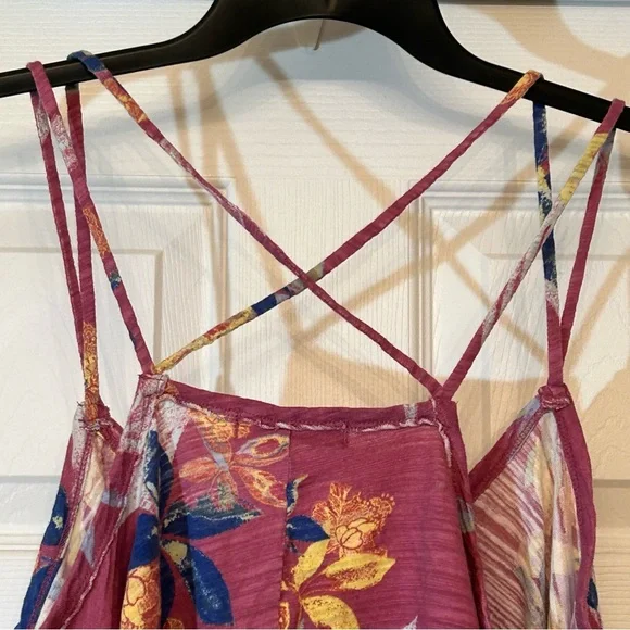 Free People Hey Girl Cotton Tank Top Size M - Picture 8 of 9